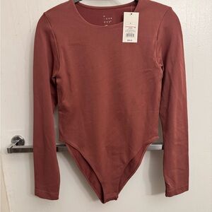 A New Day Dusty Pink/Rose Bodysuit